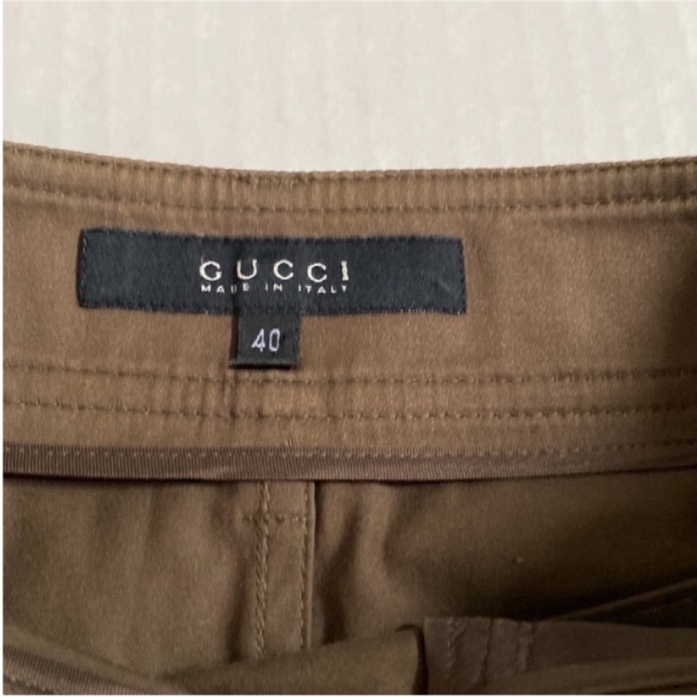 GUCCI Skirt Khaki Pencil Skirt size 4 - Picture 5 of 13